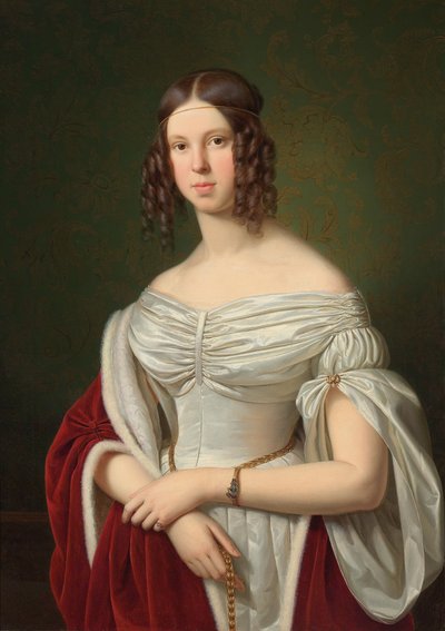 Porträt der Marie Felicitas zu Fürstenberg von Franz Ittenbach